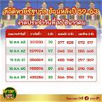 หวยย้อนหลัง63